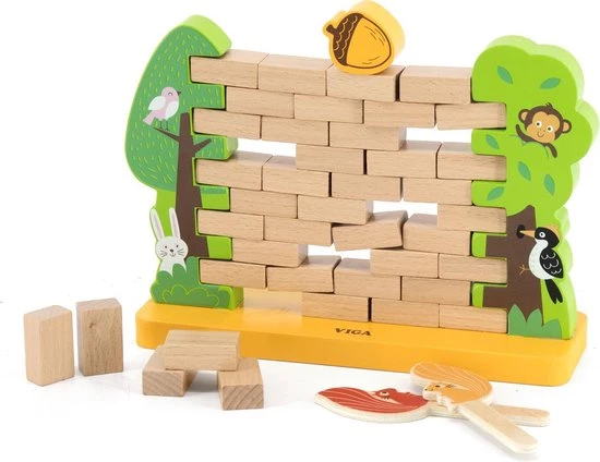 Vigatoys Viga Toys Behendigheidsspel Muur 22 X 16,5 Cm Hout 44-delig 4 Vigatoys Viga Toys Behendigheidsspel Muur 22 X 16,5 Cm Hout 44-delig - Afbeelding 2