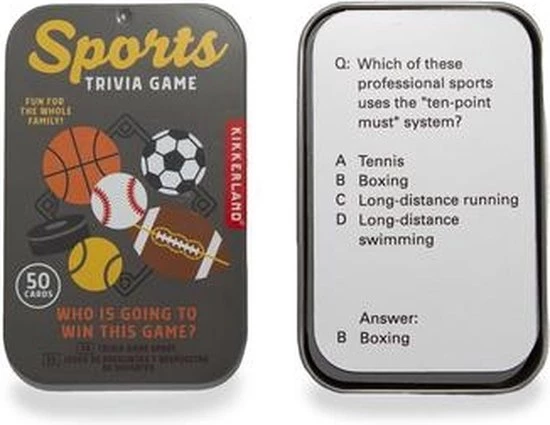 Kikkerland Kaartspel - Sports Trivia Spel 5 Kikkerland Kaartspel - Sports Trivia Spel - Afbeelding 3