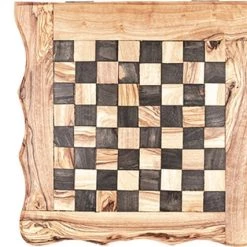 Olijfolie & Honing Schaakbord Olijfhout Set Domino-dammen 22x22x7 12 Olijfolie & Honing Schaakbord Olijfhout Set Domino-dammen 22x22x7 -Spellen-Voor-Volwassenen Winkel 550x427 5