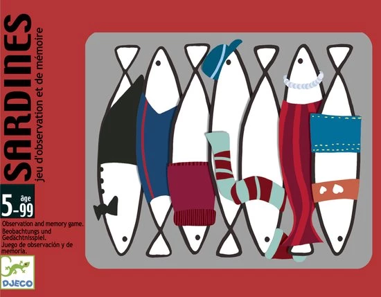 Djeco - Kaartspel - Sardines 3 Djeco - Kaartspel - Sardines