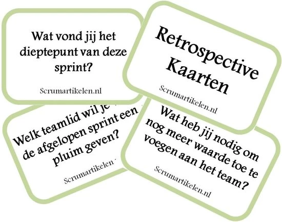 Scrumartikelen.nl Scrum Retrospective Kaarten - Agile Evaluatie 3 Scrumartikelen.nl Scrum Retrospective Kaarten - Agile Evaluatie