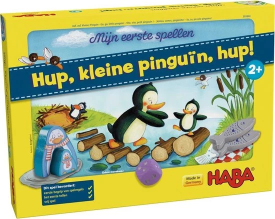 Haba Mijn Eerste Spellen - Hup, Kleine Pingu N, Hup! 301844 3 Haba Mijn Eerste Spellen - Hup, Kleine Pingu N, Hup! 301844