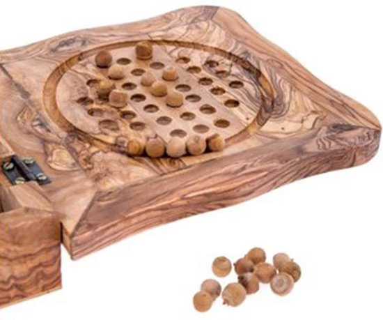 Olijfolie & Honing Schaakbord Olijfhout Set Domino-dammen 22x22x7 10 Olijfolie & Honing Schaakbord Olijfhout Set Domino-dammen 22x22x7 - Afbeelding 8