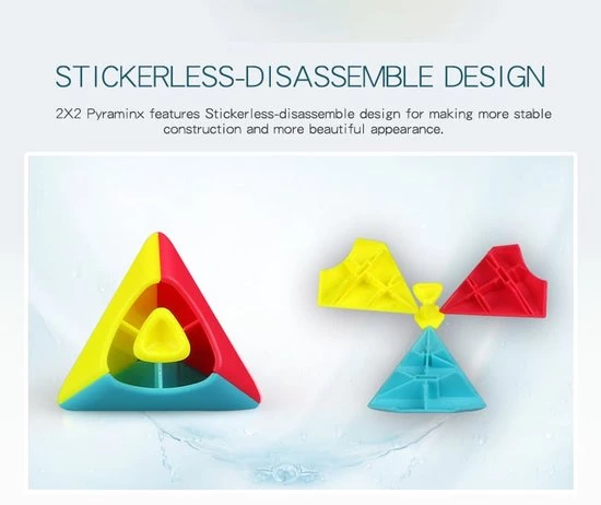 Qiyi Pyraminx 2x2 8 Qiyi Pyraminx 2x2 - Afbeelding 6