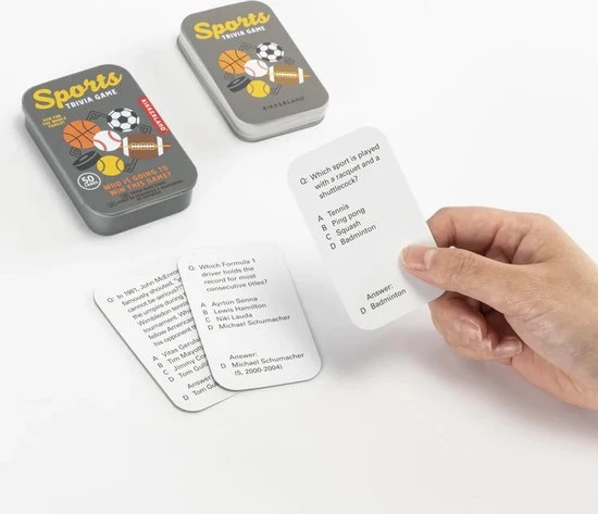 Kikkerland Kaartspel - Sports Trivia Spel 4 Kikkerland Kaartspel - Sports Trivia Spel - Afbeelding 2
