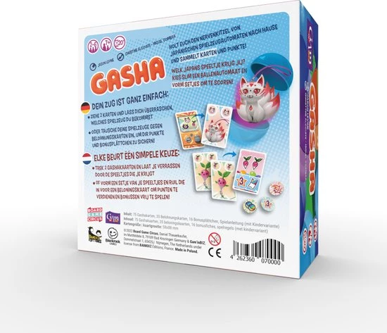 Gam'inBIZ Gasha - Kaartspel Voor 2 Tot 6 Spelers - Vanaf 5 Jaar 15 Gam'inBIZ Gasha - Kaartspel Voor 2 Tot 6 Spelers - Vanaf 5 Jaar - Afbeelding 13
