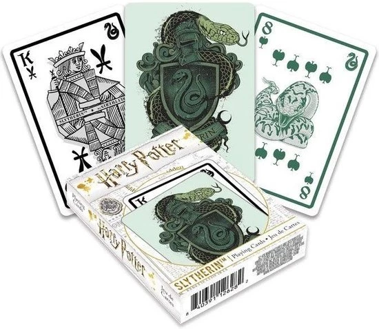 Aquarius Harry Potter - Slytherin / Zwadderich Playing Cards / Speelkaarten 3 Aquarius Harry Potter - Slytherin / Zwadderich Playing Cards / Speelkaarten