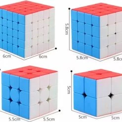 MoYu Kubus Set - Cube Set - 4 Stuks - 4 Delig - 2x2/3x3/4x4/5x5 - Breinbrekers - Speedcube - Magic Cube - Leeftijd 6+ -Spellen-Voor-Volwassenen Winkel 550x477 4