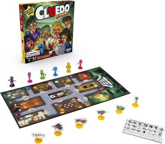 Hasbro Spellenbundel - 2 Stuks - Cluedo Junior & Risk Junior 6 Hasbro Spellenbundel - 2 Stuks - Cluedo Junior & Risk Junior - Afbeelding 4