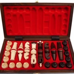 Chess The Game - Reisformaat Schaakspel - Compact Houten Schaakset - Inklapbaar - Bestseller!! -Spellen-Voor-Volwassenen Winkel 550x483 5