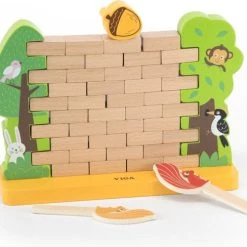 Vigatoys Viga Toys Behendigheidsspel Muur 22 X 16,5 Cm Hout 44-delig