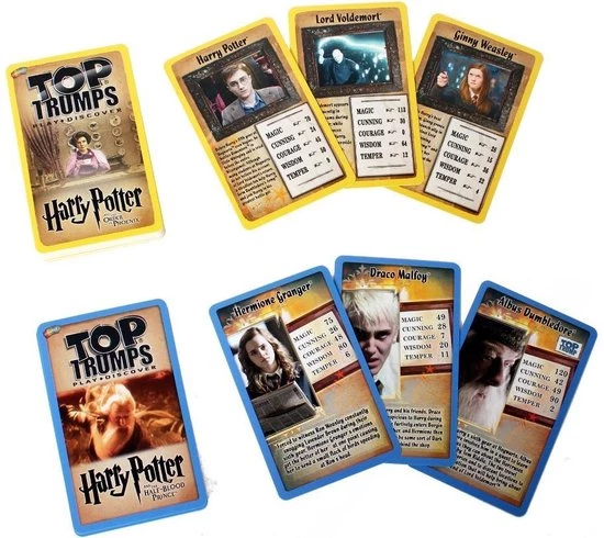Harry Potter HufflePuff Top Trumps Collector's Tin Card Game (Engels) 4 Harry Potter HufflePuff Top Trumps Collector's Tin Card Game (Engels) - Afbeelding 2