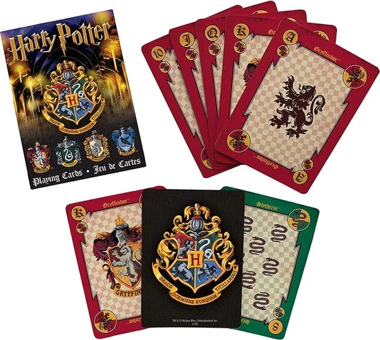 Aquarius Harry Potter Speelkaarten Crests Multicolours 8 Aquarius Harry Potter Speelkaarten Crests Multicolours - Afbeelding 6