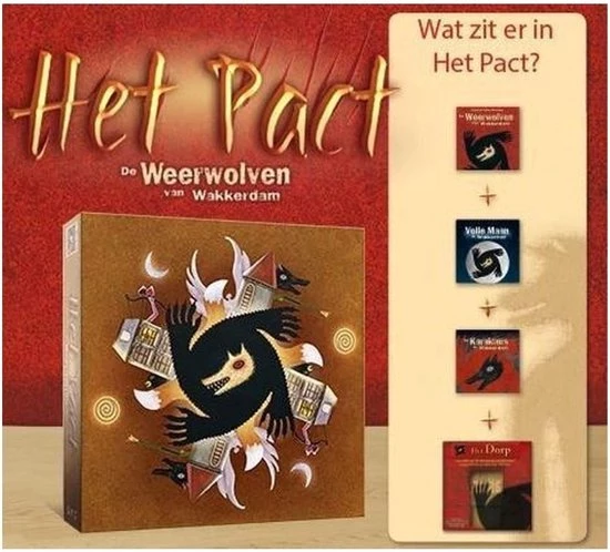 999 Games Spellenbundel - Kaartspel - 2 Stuks - De Weerwolven Van Wakkerdam: Het Pact & Vlotte Geesten 6 999 Games Spellenbundel - Kaartspel - 2 Stuks - De Weerwolven Van Wakkerdam: Het Pact & Vlotte Geesten - Afbeelding 4