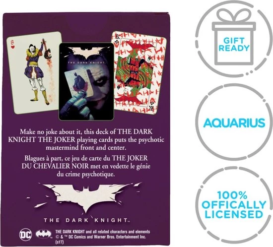 Aquarius The Dark Knight - Joker Playing Cards / Speelkaarten 8 Aquarius The Dark Knight - Joker Playing Cards / Speelkaarten - Afbeelding 6