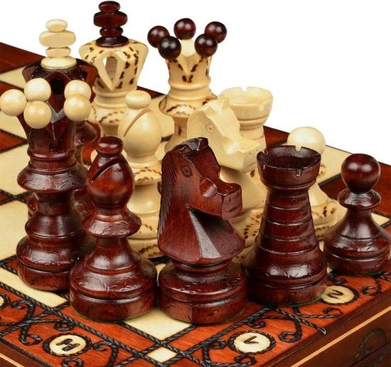 Chess The Game - Decoratief Schaakspel - GROOT Luxe Houten Schaakbord Met Decoratieve Schaakstukken - Bestseller!! 13 Chess The Game - Decoratief Schaakspel - GROOT Luxe Houten Schaakbord Met Decoratieve Schaakstukken - Bestseller!! - Afbeelding 11