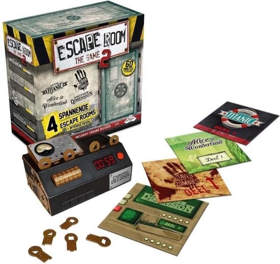 Identity Games Spellenbundel - 2 Stuks - Escape Room - The Game Basisspel 2 & Uitbreiding Space Station 4 Identity Games Spellenbundel - 2 Stuks - Escape Room - The Game Basisspel 2 & Uitbreiding Space Station - Afbeelding 2