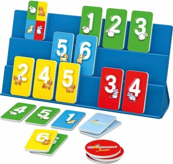 Schmidt My Rummy Junior - Kinderspel 4 Schmidt My Rummy Junior - Kinderspel - Afbeelding 2
