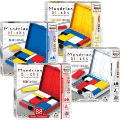 Eureka - Eureka! Ah!Ha Denkpuzzel Mondrian Blocks Geel 7 Eureka - Eureka! Ah!Ha Denkpuzzel Mondrian Blocks Geel -Spellen-Voor-Volwassenen Winkel 550x539 1