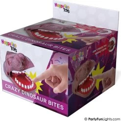 HappyFunToys - Crazy Dinosaur Bites - Druk Niet Op De Verkeerde Tand! - Familiespel - Reisspel - Geen Batterij Nodig