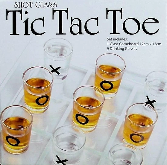 Shot Glass Mini Shot Glaasjes Spel Tic Tac Toe 3 Shot Glass Mini Shot Glaasjes Spel Tic Tac Toe