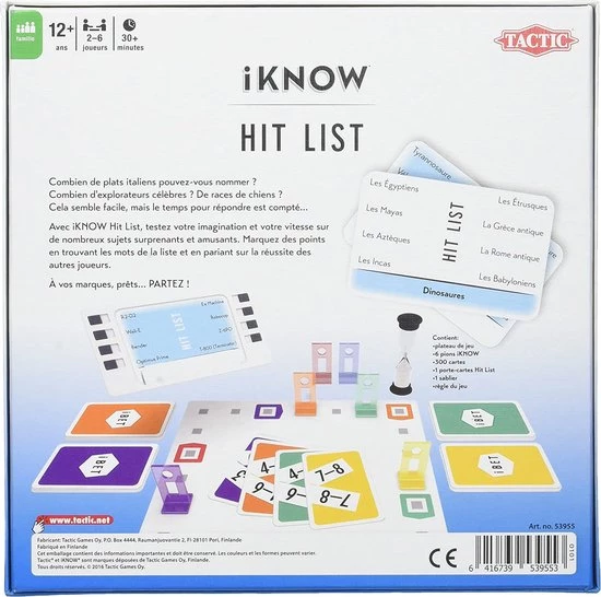 Tactic IKNOW Hit List (FR) 4 Tactic IKNOW Hit List (FR) - Afbeelding 2