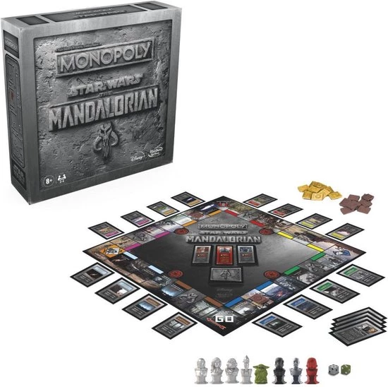 Hasbro Gaming Monopoly: Star Wars The Mandalorian Edition Bordspel Oorlog 5 Hasbro Gaming Monopoly: Star Wars The Mandalorian Edition Bordspel Oorlog - Afbeelding 3