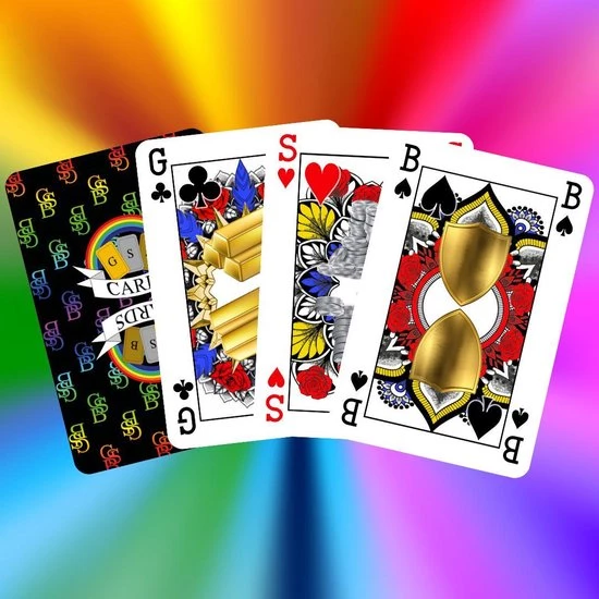 GSB Genderneutrale Speelkaarten - Pride Editie - Bridge Formaat 8 GSB Genderneutrale Speelkaarten - Pride Editie - Bridge Formaat - Afbeelding 6