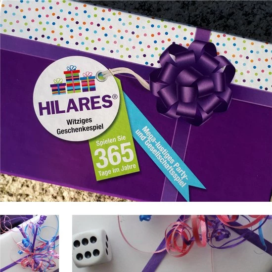 Hilares - Witziges Geschenkespiel - Pakjesspel - Sinterklaasspel - Duitstalig 8 Hilares - Witziges Geschenkespiel - Pakjesspel - Sinterklaasspel - Duitstalig - Afbeelding 6