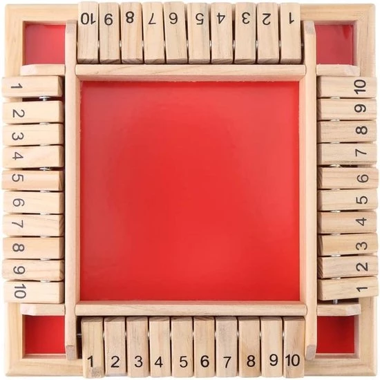 Deluxe HB Sluit De Doos - Zinaps Sluit De Doos Educational Numeracy Vaardigheden Game Gift Houten Nummer Bord Kinderen Vroege Onderwijs Traditionele Sluit Het Box-spel Voor 4 Spelers Digital Flop Game- (WK 02127) 10 Deluxe HB Sluit De Doos - Zinaps Sluit De Doos Educational Numeracy Vaardigheden Game Gift Houten Nummer Bord Kinderen Vroege Onderwijs Traditionele Sluit Het Box-spel Voor 4 Spelers Digital Flop Game- (WK 02127) - Afbeelding 8