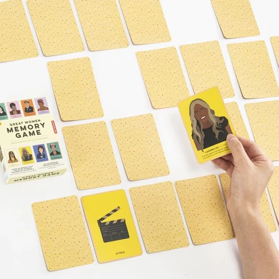 Kikkerland Iconic Women Matching Game - Memory Spel - Spel Voor Onderweg 5 Kikkerland Iconic Women Matching Game - Memory Spel - Spel Voor Onderweg - Afbeelding 3