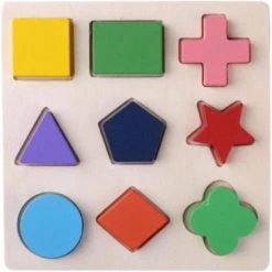 Merkloos 2 Houten Sorteer Puzzels - Montessori - Educatief - Motoriek - Kleurrijk -Spellen-Voor-Volwassenen Winkel 550x550 322