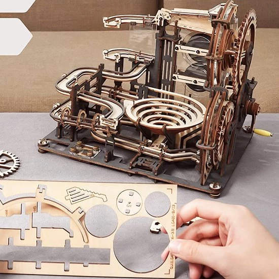 By Marnifique Houten Puzzel - Marble Night City - Marble Run Set - Puzzel Voor Volwassenen - 3D - Bouwbloksets 8 By Marnifique Houten Puzzel - Marble Night City - Marble Run Set - Puzzel Voor Volwassenen - 3D - Bouwbloksets - Afbeelding 6