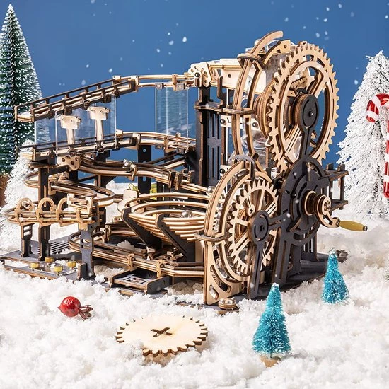 By Marnifique Houten Puzzel - Marble Night City - Marble Run Set - Puzzel Voor Volwassenen - 3D - Bouwbloksets 9 By Marnifique Houten Puzzel - Marble Night City - Marble Run Set - Puzzel Voor Volwassenen - 3D - Bouwbloksets - Afbeelding 7