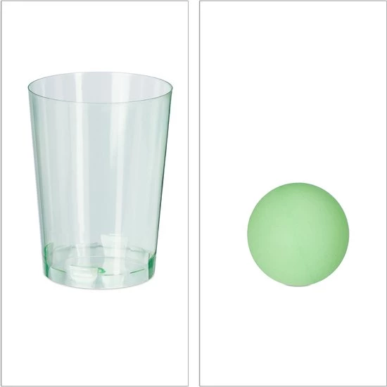 Relaxdays Gin Pong Set - Drankspel - Partyspel - 12 Bekers - 3 Ballen - Studentenspelen 11 Relaxdays Gin Pong Set - Drankspel - Partyspel - 12 Bekers - 3 Ballen - Studentenspelen - Afbeelding 9