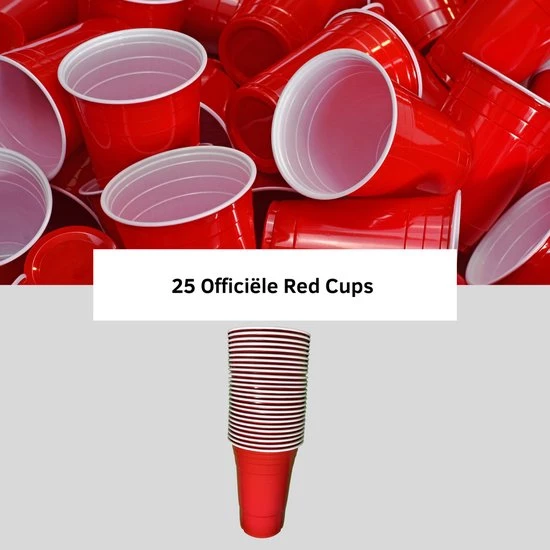 Drinking Heroes Beerpong Met Goede Pingpongballen | Red Cups | Drankspel | 18+ | Verjaardag Cadeau 6 Drinking Heroes Beerpong Met Goede Pingpongballen | Red Cups | Drankspel | 18+ | Verjaardag Cadeau - Afbeelding 4