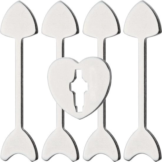 Hanayama Huzzle Breinbreker Cast Arrows Niveau 3 Staal Grijs 5 Hanayama Huzzle Breinbreker Cast Arrows Niveau 3 Staal Grijs - Afbeelding 3