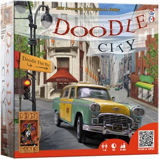 999 Games Doodle City Bordspel 3 999 Games Doodle City Bordspel