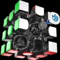 Gan 11 M Pro 3x3 - FROSTED STICKERLESS -Spellen-Voor-Volwassenen Winkel 550x557 4