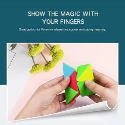 Qiyi Pyraminx 2x2 28 Qiyi Pyraminx 2x2 -Spellen-Voor-Volwassenen Winkel 550x559 5