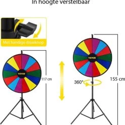 Vevor? Vevor Rad Van Fortuin - Gezelschapsspel - Opvouwbaar - Rad Van Fortuin Draaiwiel - 46 Cm 12 Vevor? Vevor Rad Van Fortuin - Gezelschapsspel - Opvouwbaar - Rad Van Fortuin Draaiwiel - 46 Cm -Spellen-Voor-Volwassenen Winkel 550x561 6