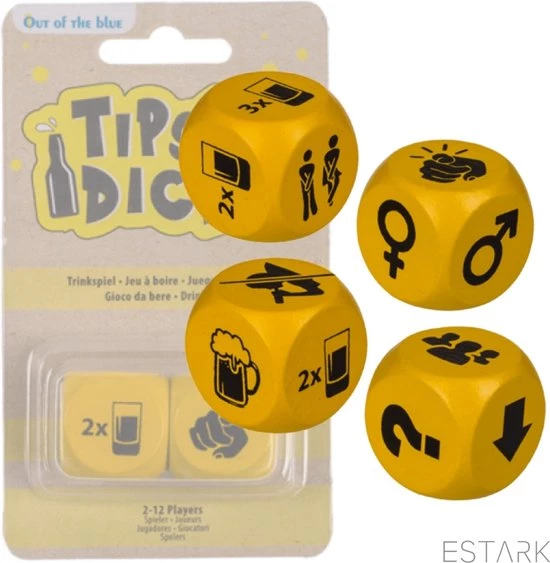 ESTARK Drankspel - Set Van 2 Houten Drankspel Dobbelstenen - Drinkopdracht - Dobbelsteen - Drankspelletje - Drink - Drank - Spel - Drinken - Shots - Party - Partyspel - Dobbelen - Dobbelstenen - 2 STUKS Dobbelstenen Drinking Game 5 ESTARK Drankspel - Set Van 2 Houten Drankspel Dobbelstenen - Drinkopdracht - Dobbelsteen - Drankspelletje - Drink - Drank - Spel - Drinken - Shots - Party - Partyspel - Dobbelen - Dobbelstenen - 2 STUKS Dobbelstenen Drinking Game - Afbeelding 3