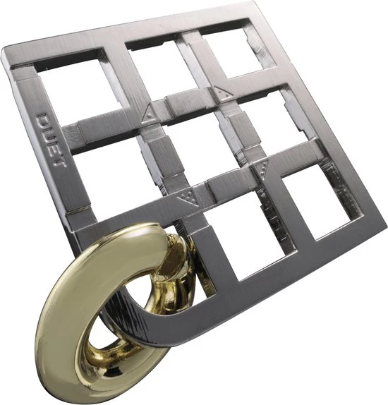 Huzzle Breinbreker Cast Duet 11,8 Staal Zilver/goud 11 Huzzle Breinbreker Cast Duet 11,8 Staal Zilver/goud - Afbeelding 9