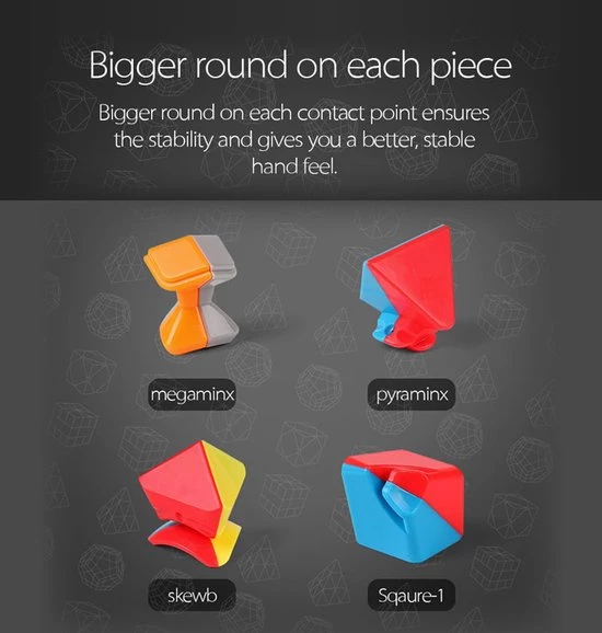 Moyu Meilong Megaminx, Pyraminx, Skewb, Square1 Kado Box 5 Moyu Meilong Megaminx, Pyraminx, Skewb, Square1 Kado Box - Afbeelding 3
