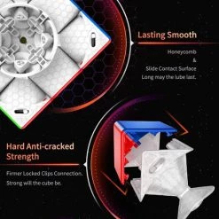 Gan 11 M Pro 3x3 - FROSTED STICKERLESS -Spellen-Voor-Volwassenen Winkel 550x578 7