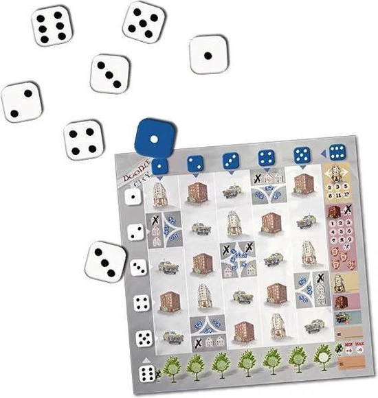 999 Games Doodle City Bordspel 4 999 Games Doodle City Bordspel - Afbeelding 2