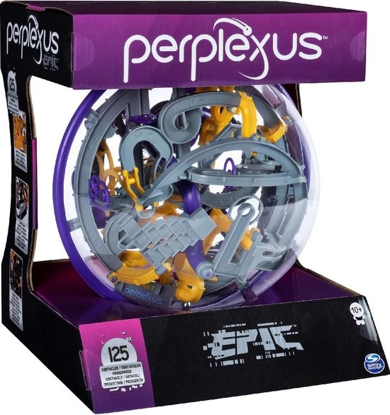 Perplexus - Epic - Breinbreker - 3D-doolhofspel - Met 125 Obstakels 4 Perplexus - Epic - Breinbreker - 3D-doolhofspel - Met 125 Obstakels - Afbeelding 2