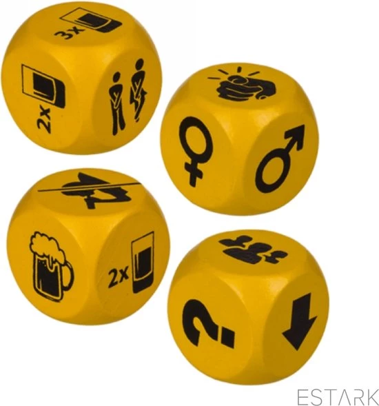 ESTARK Drankspel - Set Van 2 Houten Drankspel Dobbelstenen - Drinkopdracht - Dobbelsteen - Drankspelletje - Drink - Drank - Spel - Drinken - Shots - Party - Partyspel - Dobbelen - Dobbelstenen - 2 STUKS Dobbelstenen Drinking Game 11 ESTARK Drankspel - Set Van 2 Houten Drankspel Dobbelstenen - Drinkopdracht - Dobbelsteen - Drankspelletje - Drink - Drank - Spel - Drinken - Shots - Party - Partyspel - Dobbelen - Dobbelstenen - 2 STUKS Dobbelstenen Drinking Game - Afbeelding 9