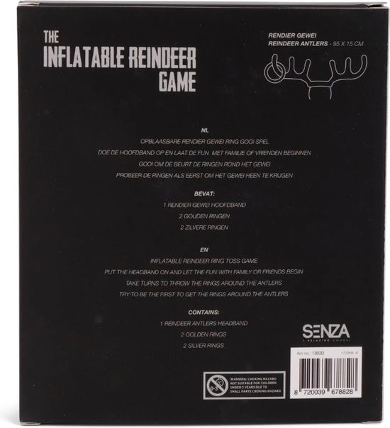 SENZA Opblaasbaar Rendierspel 5 SENZA Opblaasbaar Rendierspel - Afbeelding 3