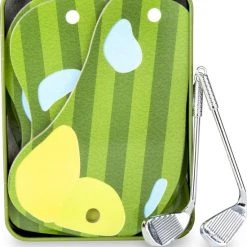 Kikkerland Golf In A Tin - Mini Golf Spel - Reisspel - Inclusief Meeneem Blikje